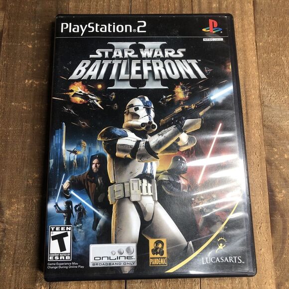 Star Wars Battlefront 2 Sony PlayStation 2 PS2 CIB - Works! - Picture 1 of 3
